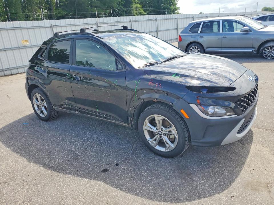 2022 Hyundai Kona VIN KM8K3CAB3NU831375 COPART salvage auction — SIDE, NC - SALVAGE CERTIFICATE OF TITLE (P), sold $275 on 2026-07-23 (photo 4)