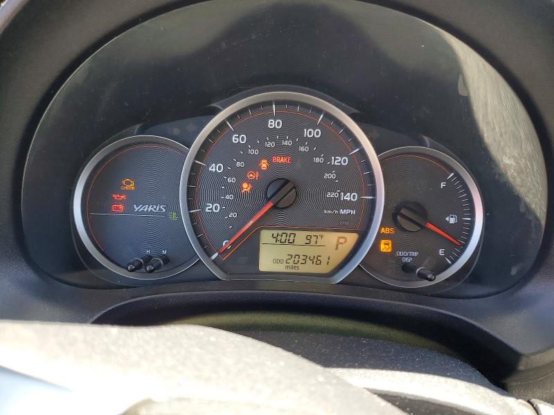 2012 Toyota Yaris VIN JTDJTUD32CD505266 COPART salvage auction — FRONT END, Ca - Salvage Certificate, sold $1,450 on 2026-07-23 (photo 9)
