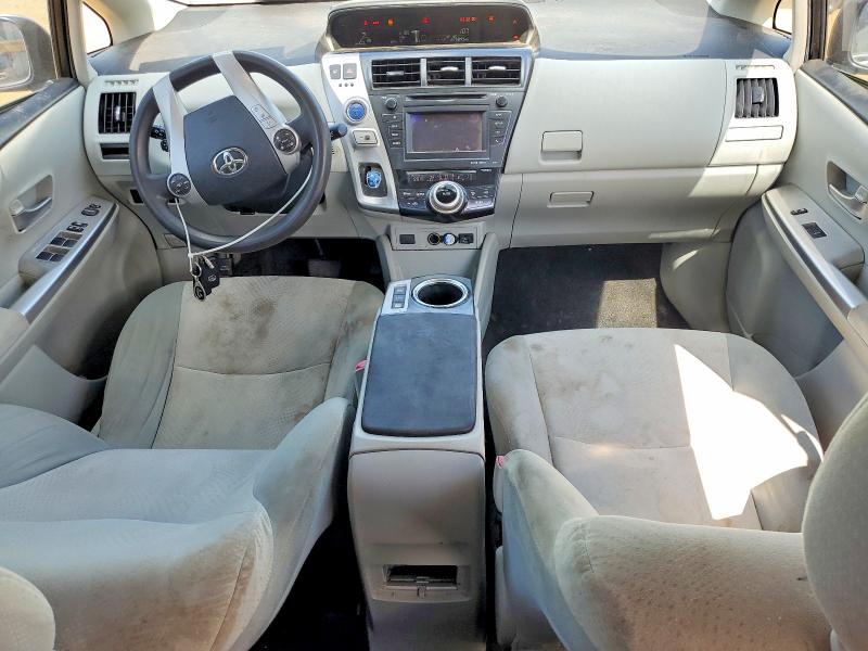 2014 Toyota Prius v VIN JTDZN3EU2E3329875 COPART salvage auction — MECHANICAL, TX - CERTIFICATE OF TITLE, sold $1,550 on 2026-07-20 (photo 8)