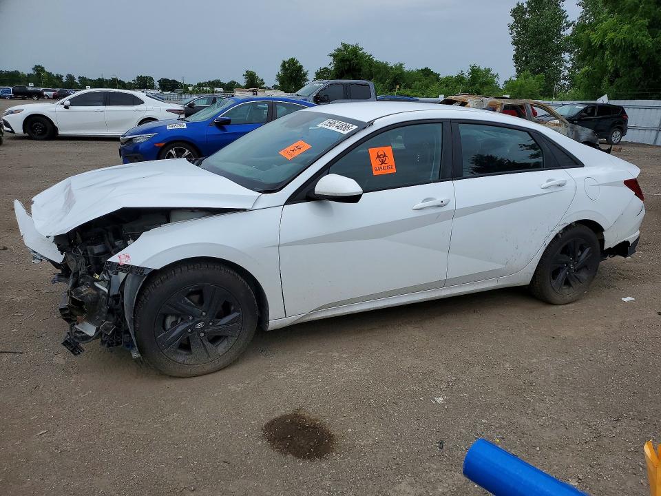 2022 Hyundai Elantra VIN KMHLM4AG4NU243083 COPART salvage auction — UNDERCARRIAGE, On - Permit Salvage, sold $2,800 on 2026-07-28 (photo 1)