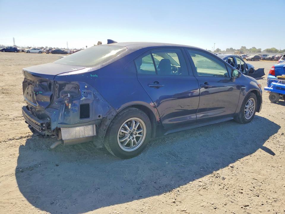 2021 Toyota Corolla VIN JTDEAMDE9MJ035197 COPART salvage auction — REAR END, Ca - Salvage Certificate, sold $20 on 2026-07-28 (photo 3)