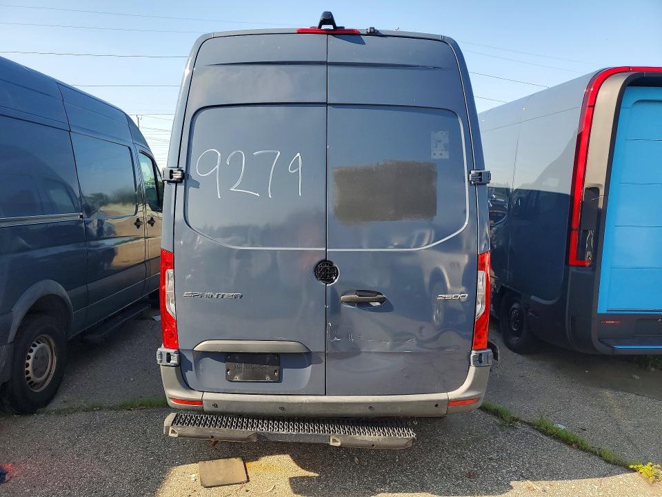 2019 Mercedes-benz Sprinter VIN WD4PF0CD7KP099279 COPART salvage auction — REAR END, Mi - Certificate Of Title (P), sold $8,300 on 2026-07-28 (photo 6)