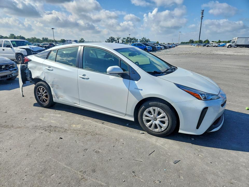 2021 Toyota Prius VIN JTDKAMFU4M3147949 COPART salvage auction — REAR END, Fl - Cert Of Title Slvg Rebuildable, sold $5,200 on 2026-07-27 (photo 4)