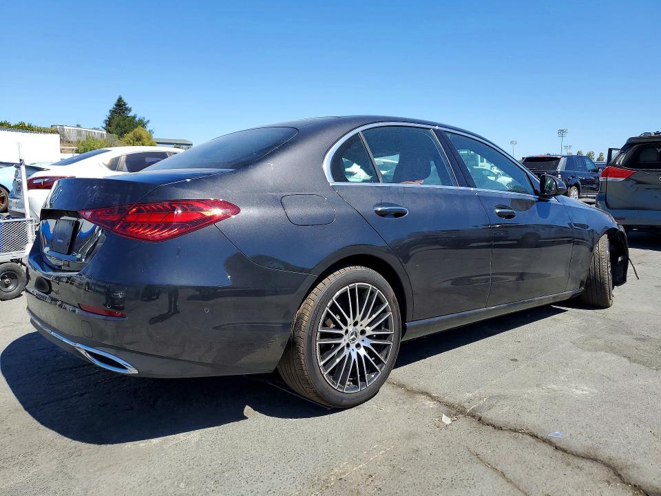 2025 Mercedes-benz C class VIN W1KAF4GB3SR294600 COPART salvage auction — FRONT END, CA - SALVAGE CERTIFICATE, sold $16,500 on 2026-09-04 (photo 3)