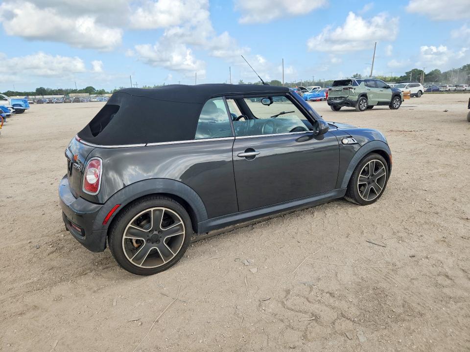 2012 Mini Cooper VIN WMWZP3C52CT550067 COPART salvage auction — MECHANICAL, FL - CERTIFICATE OF TITLE, sold $800 on 2026-07-21 (photo 3)