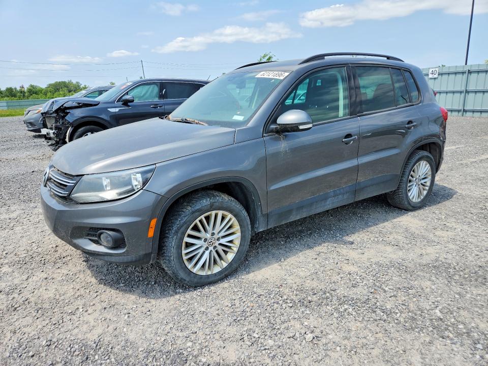 2016 Volkswagen Tiguan VIN WVGJV7AX3GW586304 COPART salvage auction — MECHANICAL, On - Permit No Brand - Unfit, sold $1,200 on 2026-08-04 (photo 1)