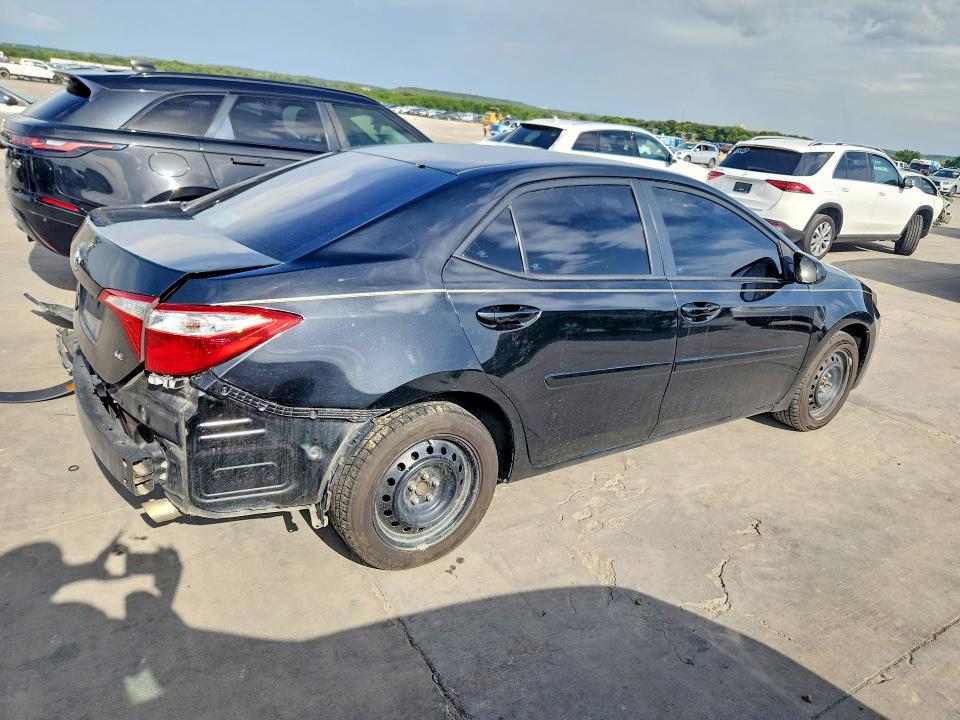 2016 Toyota Corolla VIN 5YFBURHE5GP469795 COPART salvage auction — REAR END, Tx - Certificate Of Title, sold $1,450 on 2026-07-30 (photo 3)