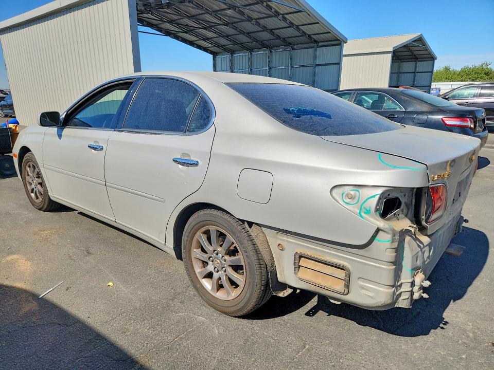 2004 Lexus Es 330 VIN JTHBA30G445045177 COPART salvage auction — REAR END, Ca - Salvage Certificate, sold $400 on 2026-07-27 (photo 2)