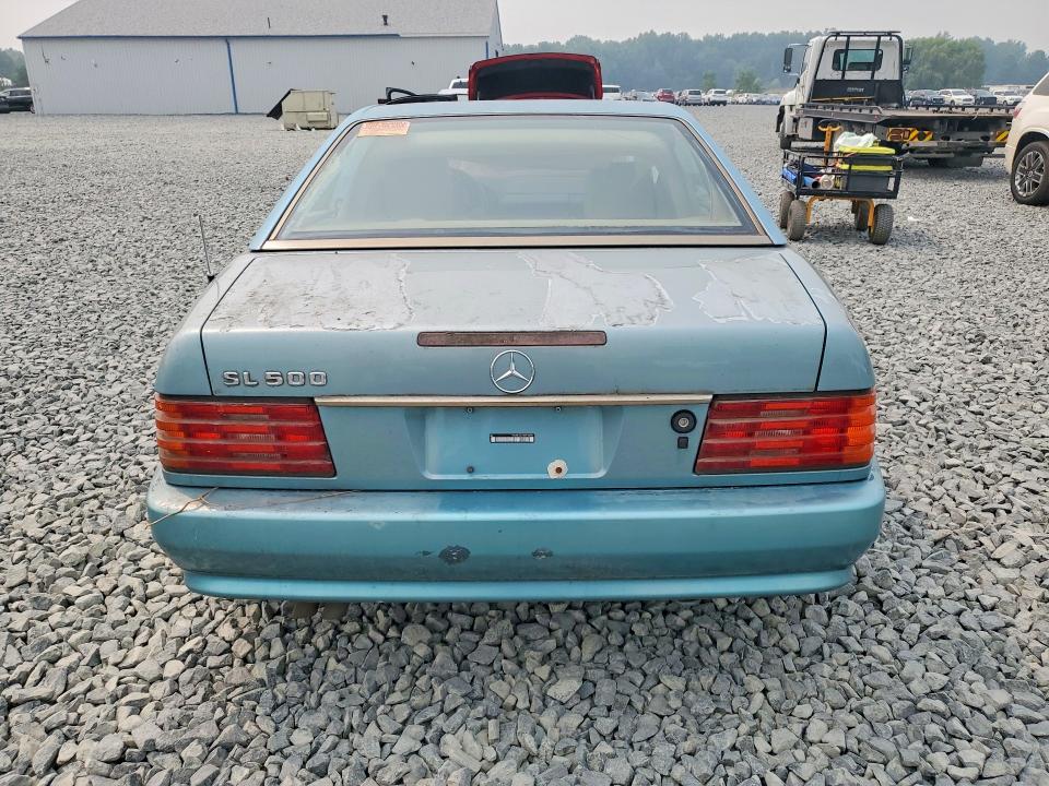 1994 Mercedes-benz Sl-klasse VIN WDBFA67EXRF100787 COPART salvage auction — FRONT END, Oh - Certificate Of Title, sold $1,550 on 2026-08-27 (photo 6)