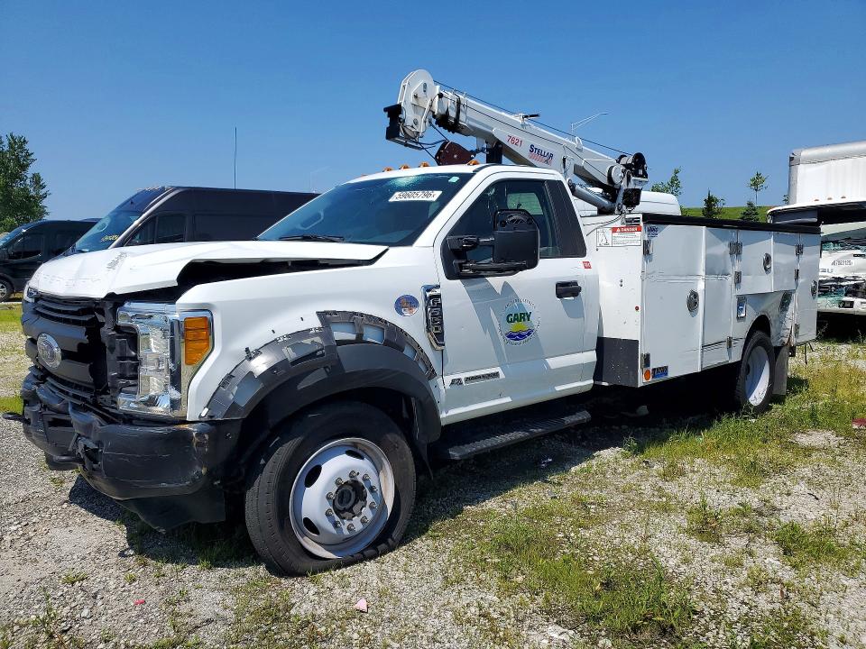 2017 Ford F550 VIN 1FDUF5HT1HEE05435 COPART salvage auction — ALL OVER, In - Cert Of Title-Salvage Title, sold $24,800 on 2026-09-03 (photo 1)