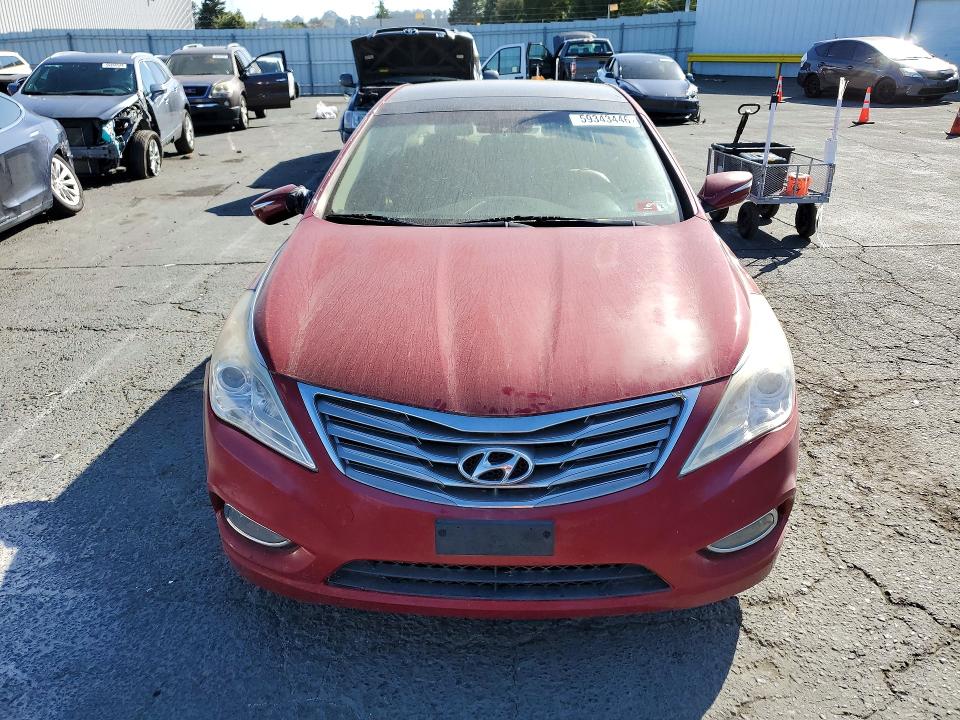 2013 Hyundai Azera VIN KMHFH4JG4DA255977 COPART salvage auction — MECHANICAL, Wv - Dis/Dlr/Exp Only Clean Title, sold $550 on 2026-07-10 (photo 5)