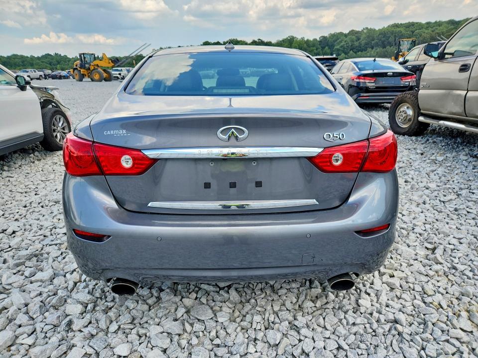 2017 Infiniti Q50 VIN JN1EV7AP6HM740171 COPART salvage auction — FRONT END, AZ - CERT OF TITLE - SALVAGE, sold $2,900 on 2026-07-23 (photo 6)