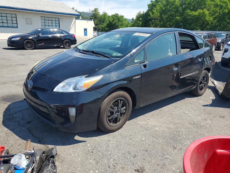 2013 Toyota Prius VIN JTDKN3DU6D5634186 COPART salvage auction — REAR END, PA - CERTIFICATE OF SALVAGE, sold $1,450 on 2026-07-28 (photo 1)