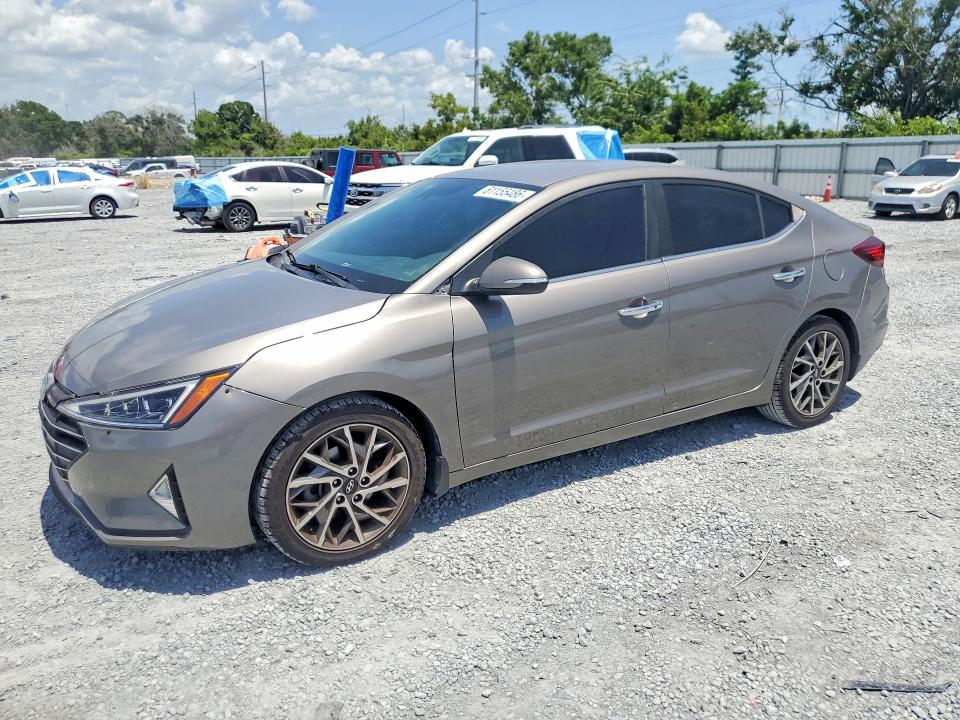 2020 Hyundai Elantra VIN KMHD84LF7LU040571 COPART salvage auction — MINOR DENT/SCRATCHES, Fl - Cert Of Ttl-Rebuilt&Slvg Rbld, sold $2,300 on 2026-07-28 (photo 1)