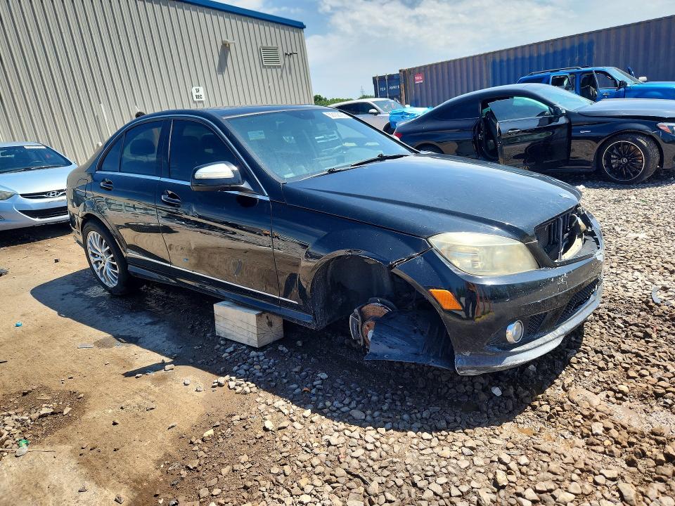 2008 Mercedes-benz C class VIN WDDGF54X28F067828 COPART salvage auction — FRONT END, Wi - Junked Vehicle Bill Of Sale, sold $400 on 2026-08-03 (photo 4)