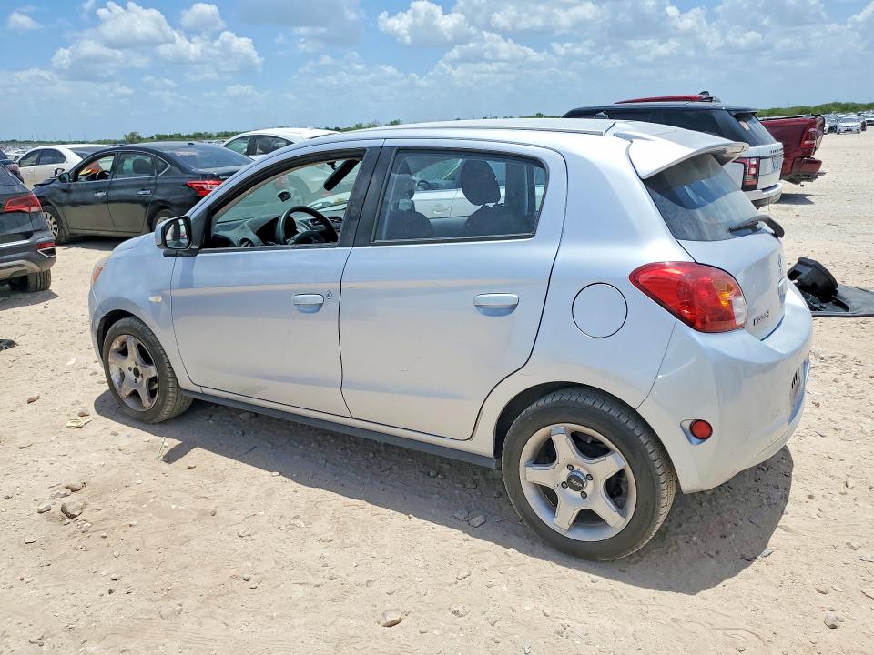 2015 Mitsubishi Mirage VIN ML32A3HJXFH059865 COPART salvage auction — FRONT END, Tx - Salvage Vehicle Title, sold $25 on 2026-07-23 (photo 2)