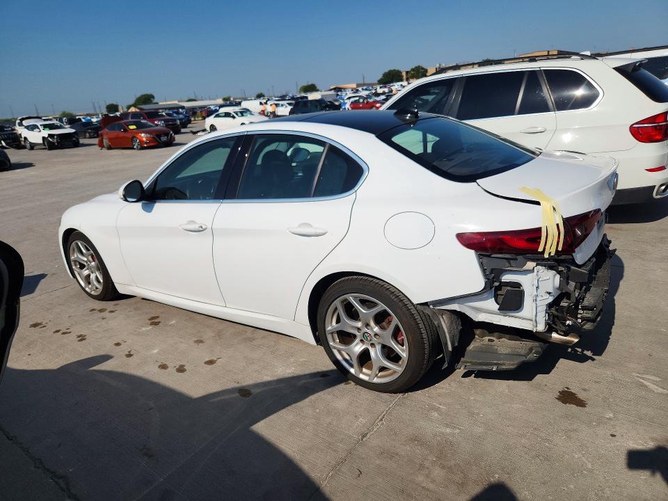 2021 Alfa romeo Giulia VIN ZARFAMBN1M7644438 COPART salvage auction — REAR END, Tx - Salvage Vehicle Title, sold $6,500 on 2026-08-24 (photo 2)