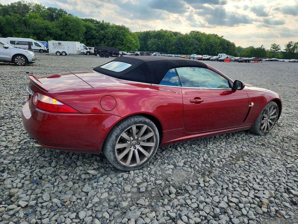 2009 Jaguar Xk series VIN SAJWA44B195B28861 COPART salvage auction — MINOR DENT/SCRATCHES, NJ - CERT OF TITLE-SALVAGE (P), sold $4,650 on 2026-07-20 (photo 3)