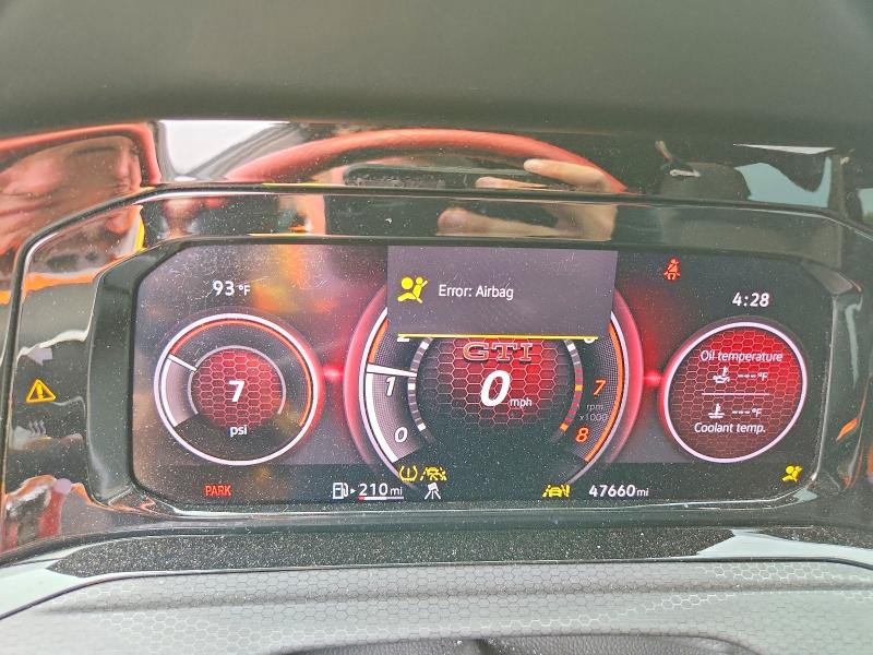2022 Volkswagen Gti VIN WVWS87CD8NW221147 COPART salvage auction — FRONT END, Ct - Cert Of Title-Salvage, sold $7,800 on 2026-08-07 (photo 9)