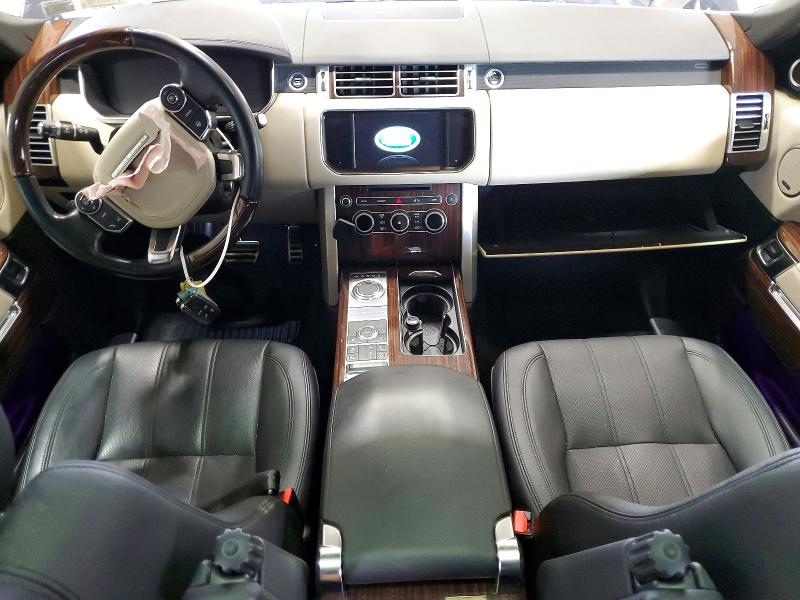 2016 Land rover RANGE ROVER VIN SALGS2EF0GA294157 COPART salvage auction — FRONT END, Ny - Mv-907A Salvage Certificate, sold $4,600 on 2026-07-13 (photo 8)