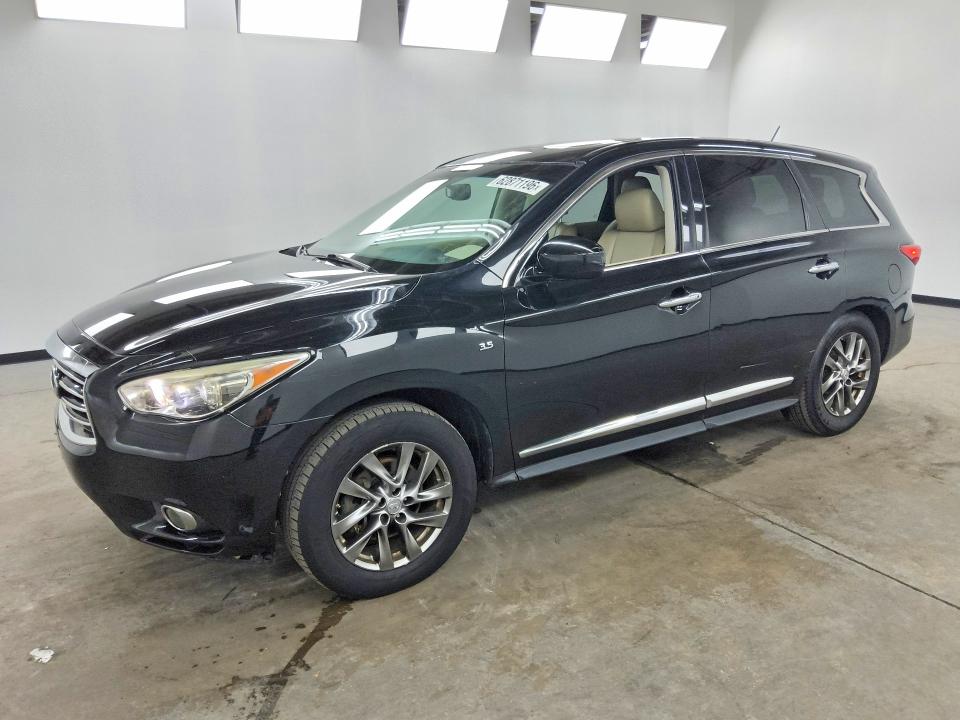 2015 Infiniti QX60 VIN 5N1AL0MM6FC539508 COPART salvage auction — REAR END, IL - CERTIFICATE OF TITLE, sold $0 on 2026-09-16 (photo 1)