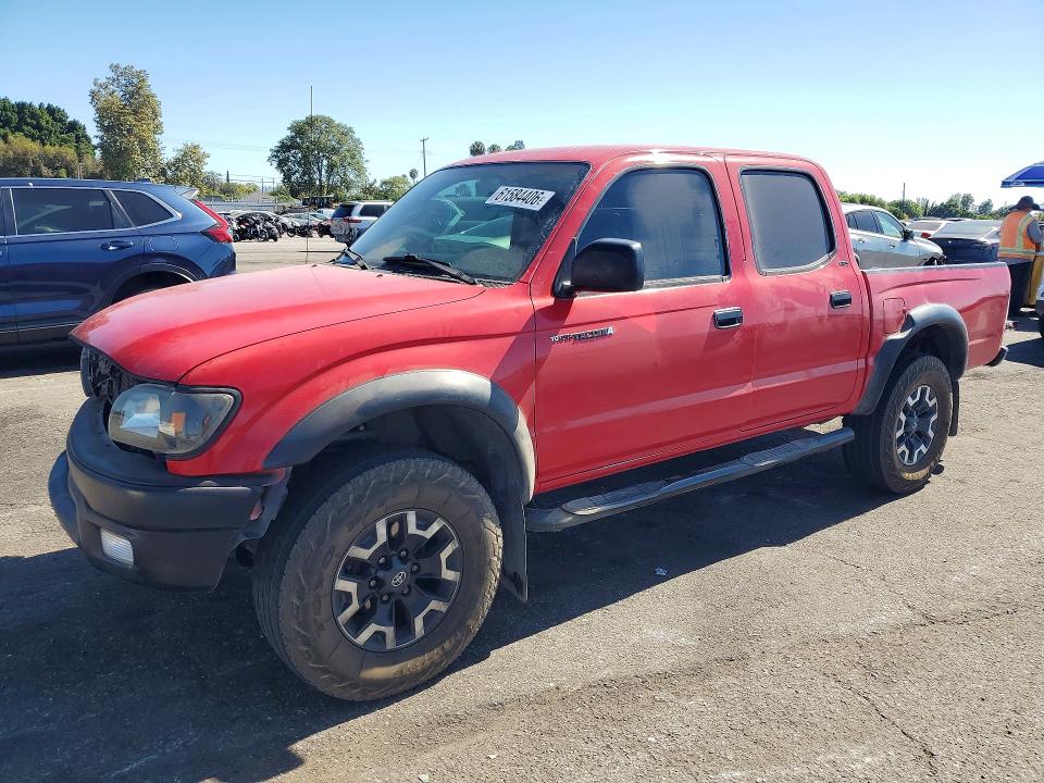 2004 Toyota Tacoma VIN 5TEGM92N14Z407234 COPART salvage auction — FRONT END, Ca - Salvage Certificate, sold $875 on 2026-07-24 (photo 1)