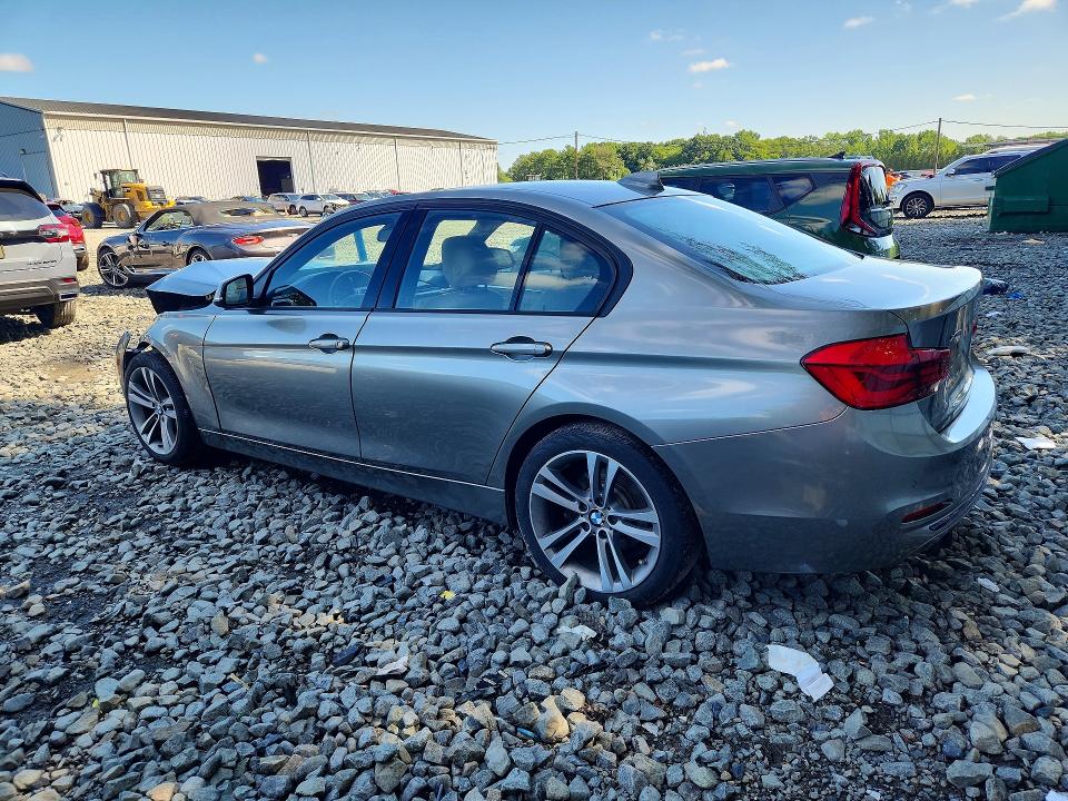 2016 BMW 3er VIN WBA8E3G53GNU01656 COPART salvage auction — FRONT END, Nj - Cert Of Title-Salvage, sold $1,500 on 2026-08-12 (photo 2)