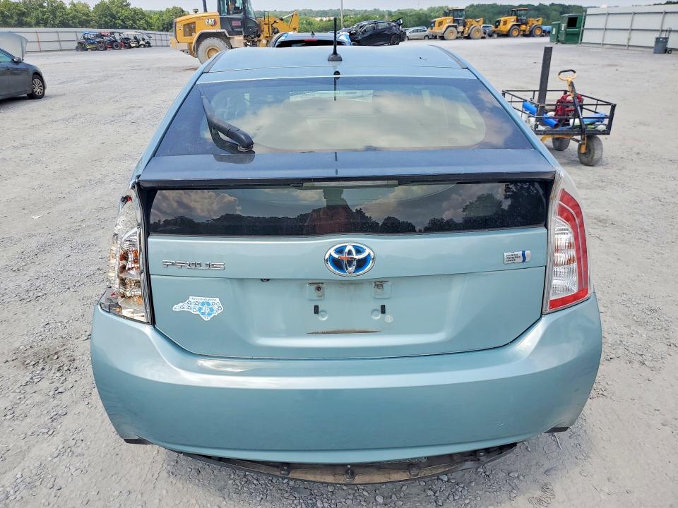 2014 Toyota Prius VIN JTDKN3DU7E1735147 COPART salvage auction — ALL OVER, NC - DLR ONLY-CLEAN/OVER 25% DAMAGE, sold $475 on 2026-07-29 (photo 6)