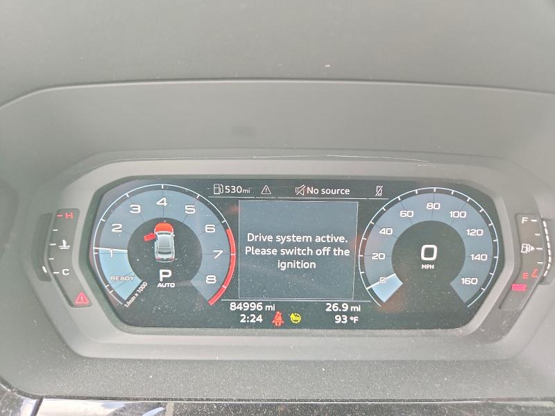 2022 Audi A3 VIN WAUAUDGY9NA066153 COPART salvage auction — FRONT END, Tx - Salvage Vehicle Title, sold $8,000 on 2026-09-14 (photo 9)