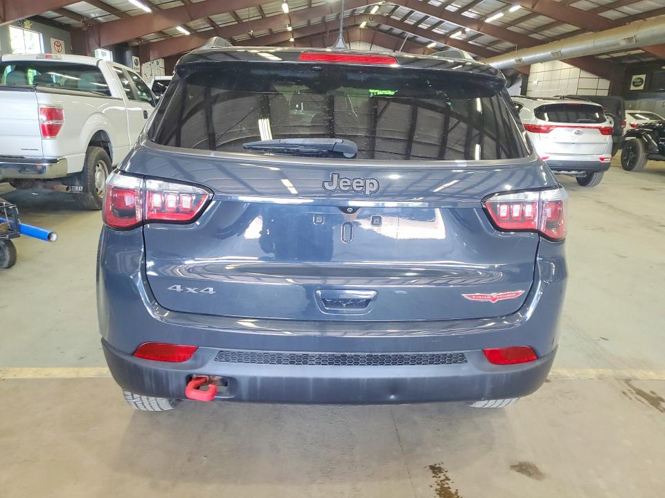 2017 Jeep Compass VIN 3C4NJDDB0HT630721 COPART salvage auction — FRONT END, MI - CERTIFICATE OF TITLE (P), sold $3,800 on 2026-09-03 (photo 6)