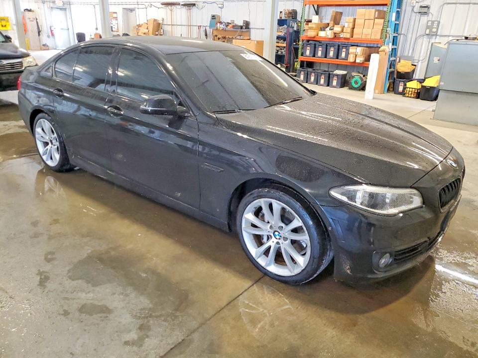 2014 BMW 5er VIN WBA5B3C59ED531834 COPART salvage auction — HAIL, Mn - Cert Of Title-Salvage, sold $2,650 on 2026-08-03 (photo 4)