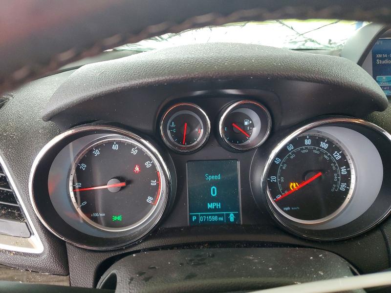 2016 Buick Encore VIN KL4CJASB9GB622801 COPART salvage auction — WATER/FLOOD, Ga - Cert Of Title-Flood Salvage, sold $325 on 2026-07-23 (photo 9)