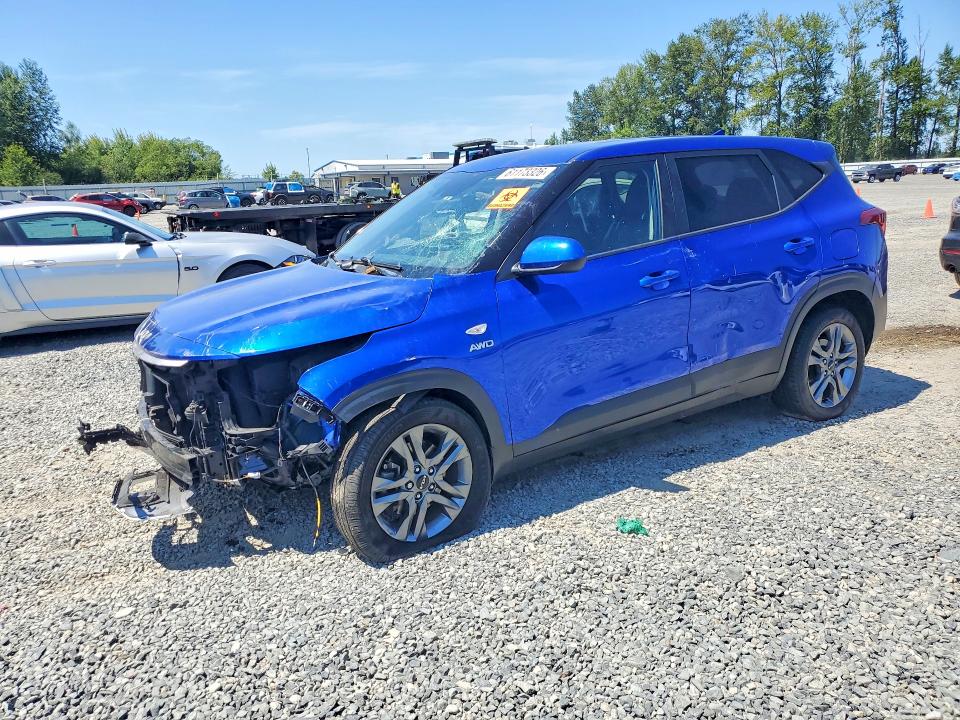2022 Kia Seltos VIN KNDEPCAA2N7341330 COPART salvage auction — FRONT END, Wa - Bill Of Sale, sold $1,750 on 2026-07-27 (photo 1)