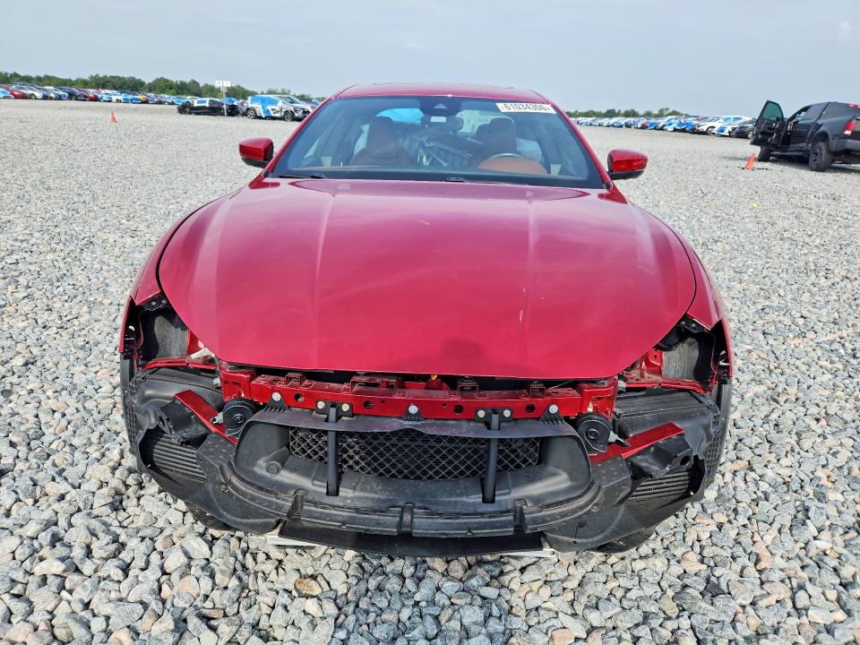 2017 Maserati Ghibli VIN ZAM57RSS0H1248710 COPART salvage auction — FRONT END, Id - Salvage Certificate Of Title, sold $8,500 on 2026-09-04 (photo 5)