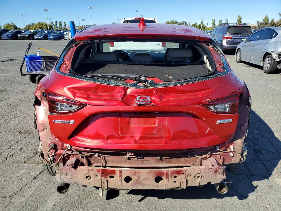 2015 Mazda 3 VIN 3MZBM1L75FM151723 COPART salvage auction — REAR END, Salvage Title, sold $1,650 on 2026-07-10 (photo 6)