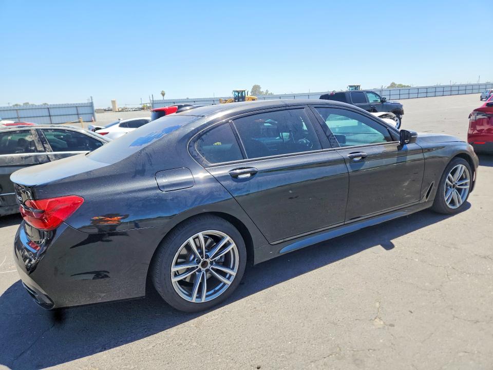 2019 BMW 7er VIN WBA7E2C52KB454421 COPART salvage auction — FRONT END, Ca - Salvage Certificate, sold $10,300 on 2026-08-06 (photo 3)