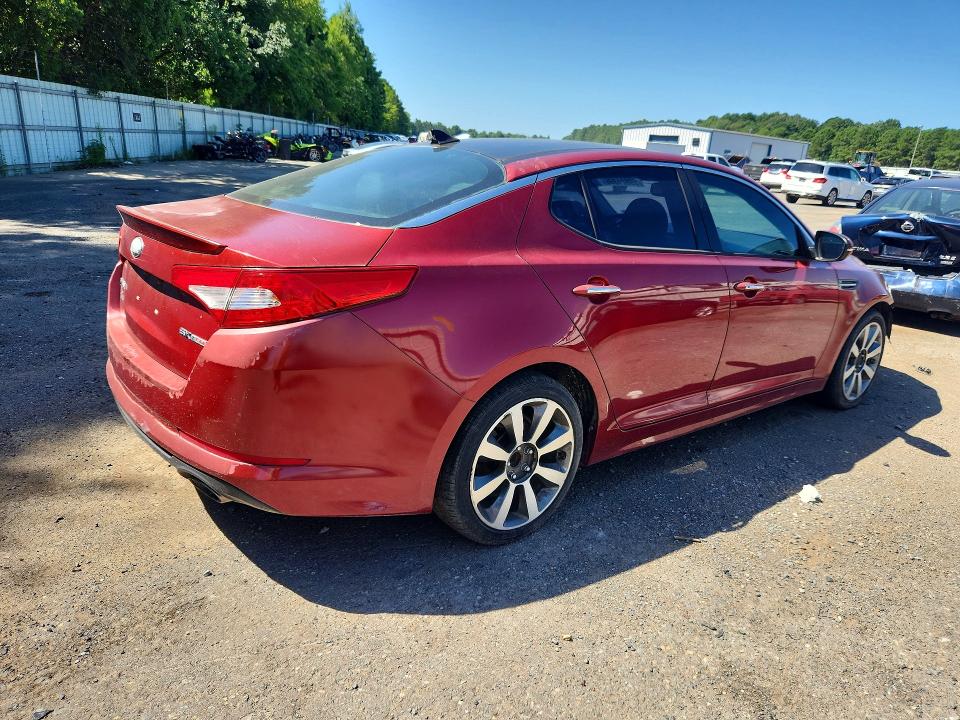 2013 Kia Optima VIN 5XXGR4A68DG183733 COPART salvage auction — FRONT END, LA - PERMIT TO SELL, sold $550 on 2026-07-30 (photo 3)