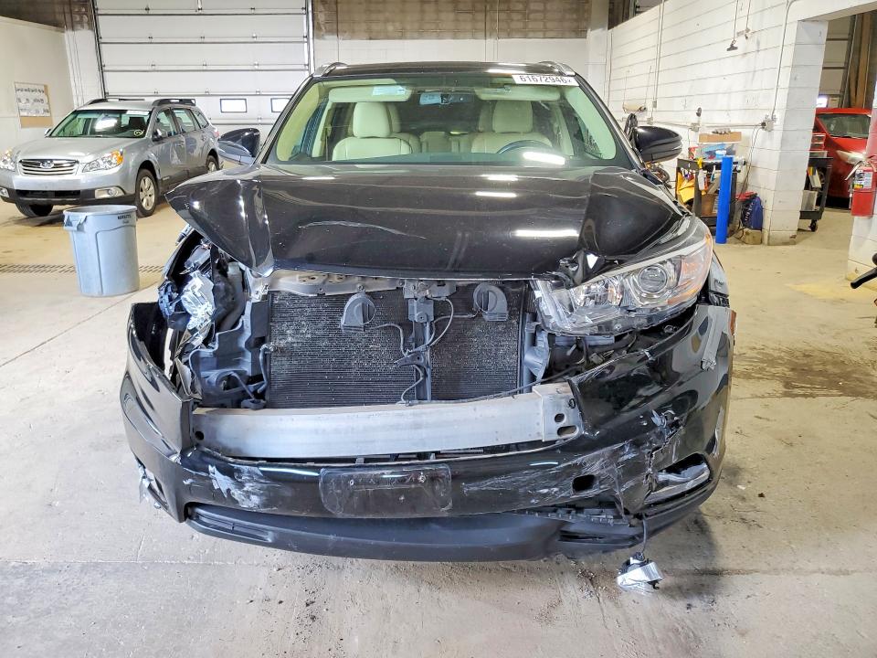 2015 Toyota Highlander VIN 5TDDKRFH6FS099975 COPART salvage auction — FRONT END, Mn - Cert Of Title-Salvage, sold $225 on 2026-07-23 (photo 5)