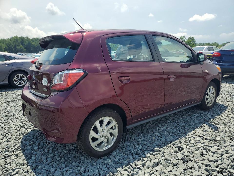 2023 Mitsubishi Mirage VIN ML32AUHJ7PH003972 COPART salvage auction — FRONT END, Oh - Cert Of Title-Salvage, sold $90 on 2026-07-30 (photo 3)