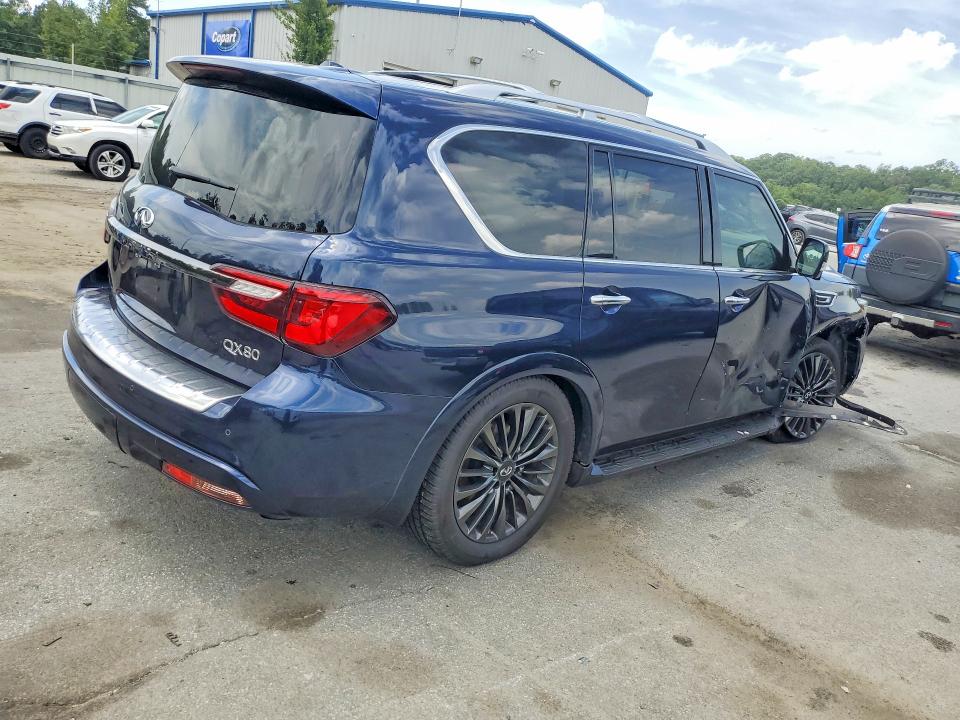 2022 Infiniti Qx80 VIN JN8AZ2AF7N9740502 COPART salvage auction — FRONT END, Salvage Title, sold $12,700 on 2026-08-20 (photo 3)