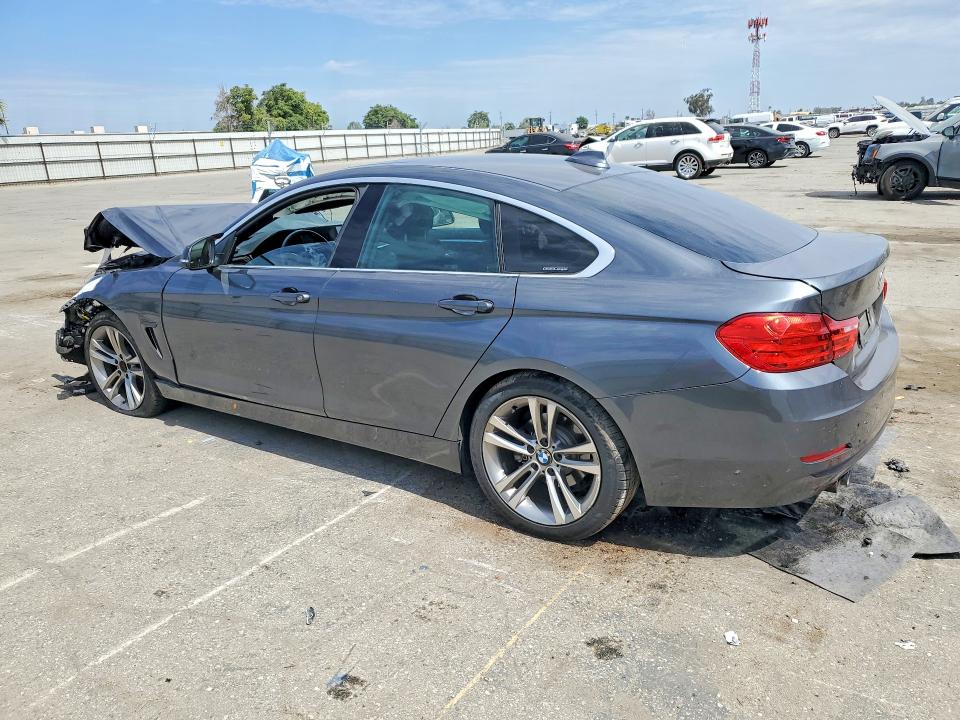 2017 BMW 4er VIN WBA4F7C53HG787350 COPART salvage auction — FRONT END, Salvage Title, sold $450 on 2026-08-21 (photo 2)