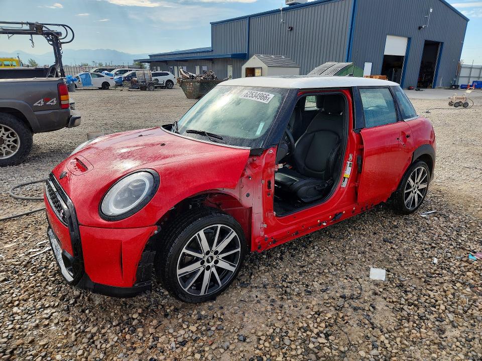 2023 Mini Cooper VIN WMW53DK04P2T62023 COPART salvage auction — SIDE, UT - SALVAGE CERTIFICATE, sold $8,600 on 2026-08-21 (photo 1)