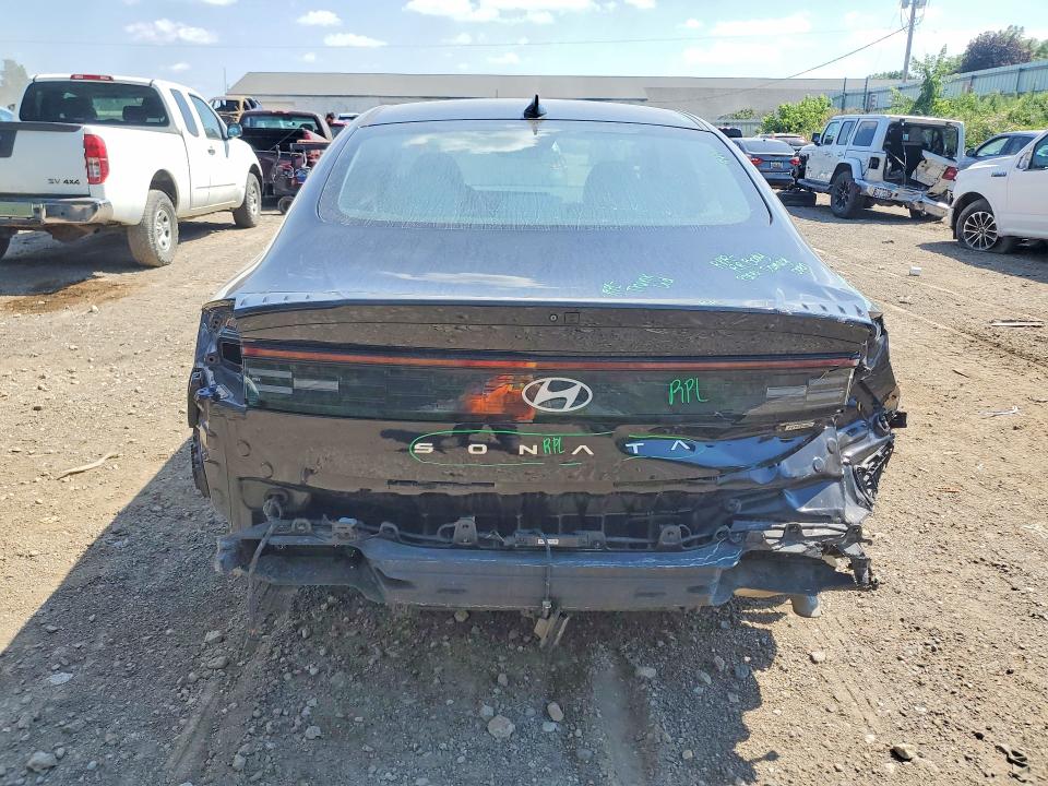 2025 Hyundai Sonata VIN KMHL64JA7SA435634 COPART salvage auction — REJECTED REPAIR, Mi - Certificate Of Title, sold $5,000 on 2026-07-15 (photo 6)