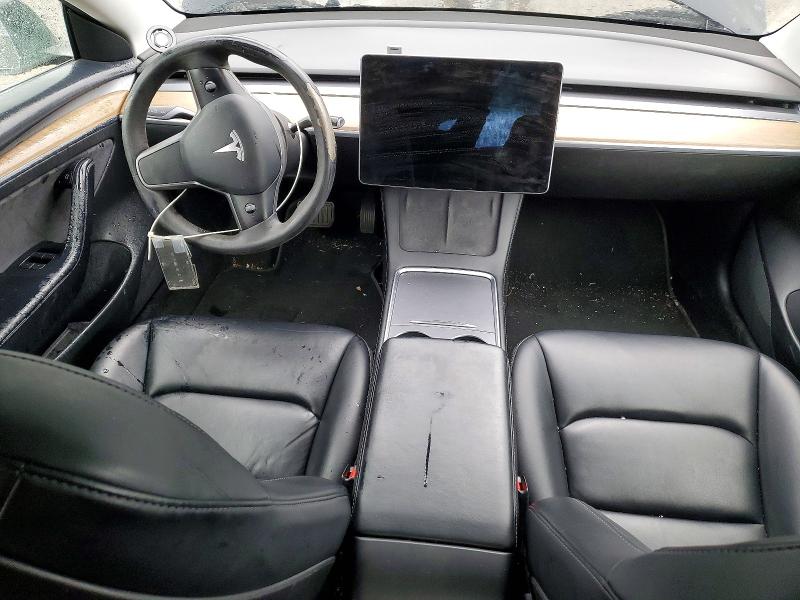 2022 Tesla Model 3 VIN 5YJ3E1EA6NF186755 COPART salvage auction — FRONT END, Wa - Bill Of Sale, sold $6,100 on 2026-07-31 (photo 8)