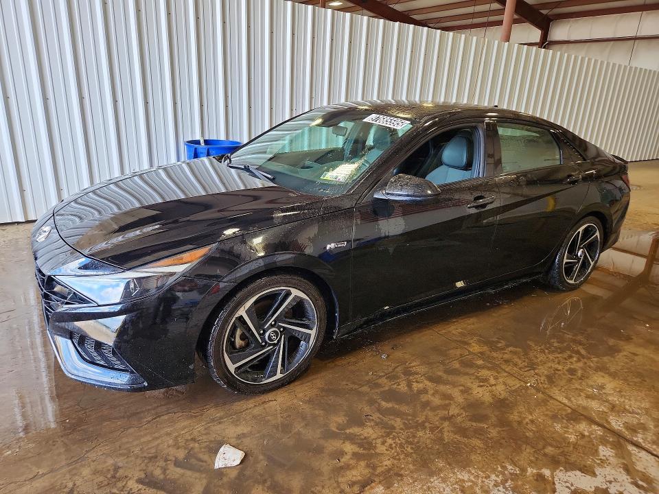 2021 Hyundai Elantra VIN KMHLR4AF4MU153200 COPART salvage auction — MECHANICAL, Wv - Certificate Of Title, sold $1,600 on 2026-07-28 (photo 1)