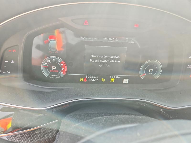 2022 Audi Sq7 VIN WA1VWBF72ND016196 COPART salvage auction — FRONT END, Nj - Cert Of Title-Salvage, sold $325 on 2026-07-27 (photo 9)