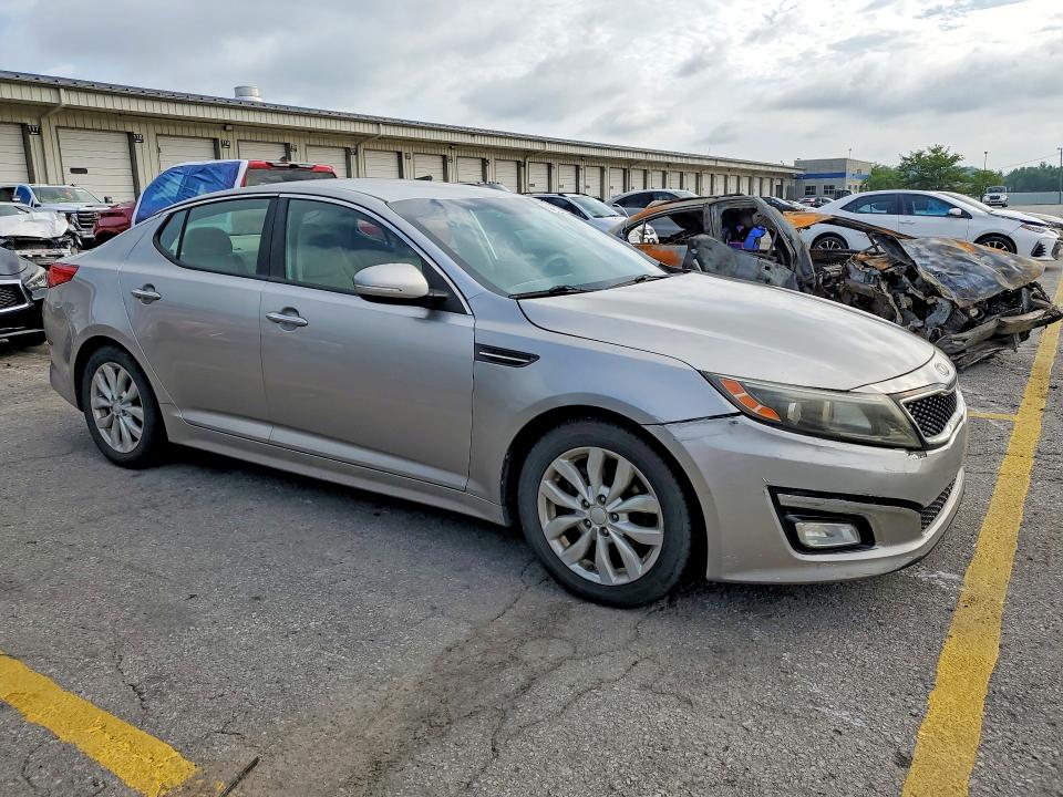 2015 Kia Optima VIN 5XXGM4A71FG473404 COPART salvage auction — FRONT END, In - Cert Of Title - Rebuilt Vehicl, sold $375 on 2026-07-13 (photo 4)