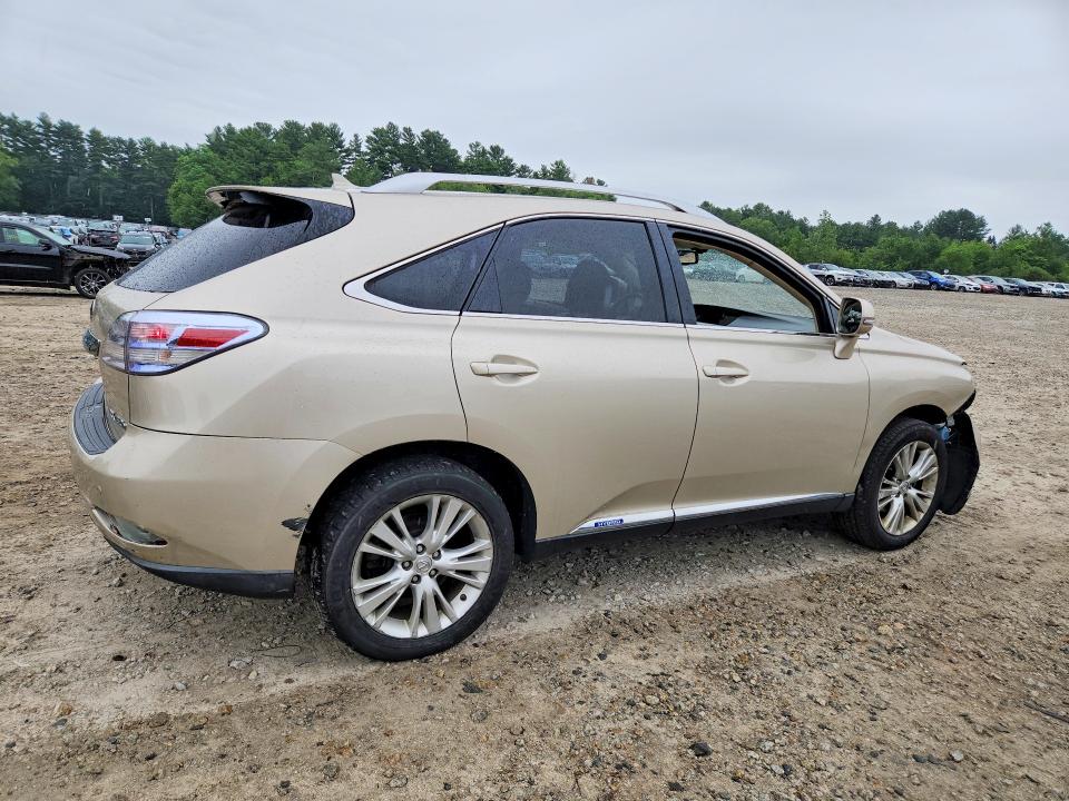 2011 Lexus Rx 450h VIN JTJBC1BA2B2420701 COPART salvage auction — FRONT END, MA - CERT OF TITLE-RECONSTRCTD COLL, sold $2,250 on 2026-07-13 (photo 3)