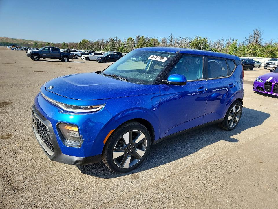 2020 Kia Soul VIN KNDJ33AU3L7118540 COPART salvage auction — REAR END, Ny - Mv-907A Salvage Certificate, sold $2,400 on 2026-07-15 (photo 1)