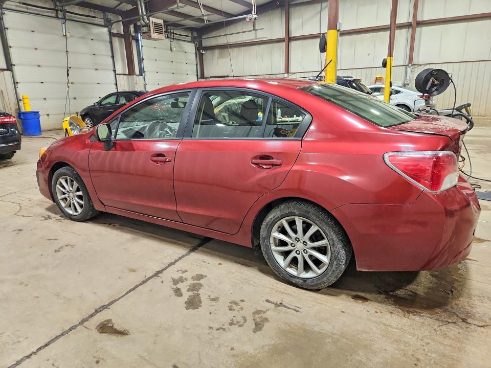 2014 Subaru Impreza VIN JF1GJAC6XEH024483 COPART salvage auction — REAR END, Pa - Certificate Of Salvage, sold $1,300 on 2026-07-17 (photo 2)